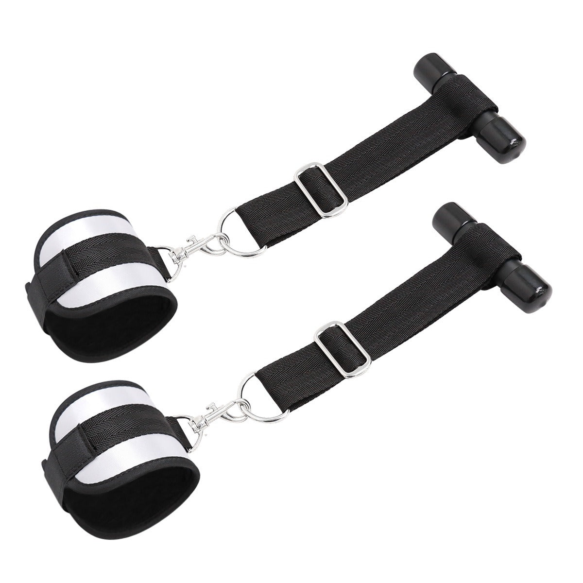 Door Restraint Set with Padded Cuffs for Hands-Free Play