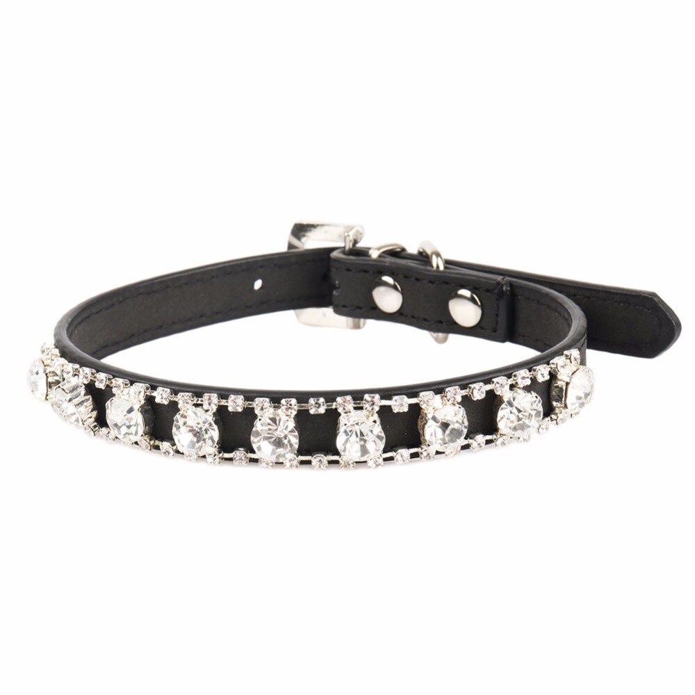 Small Cat Breakaway Collar Set With Rhinestone Style