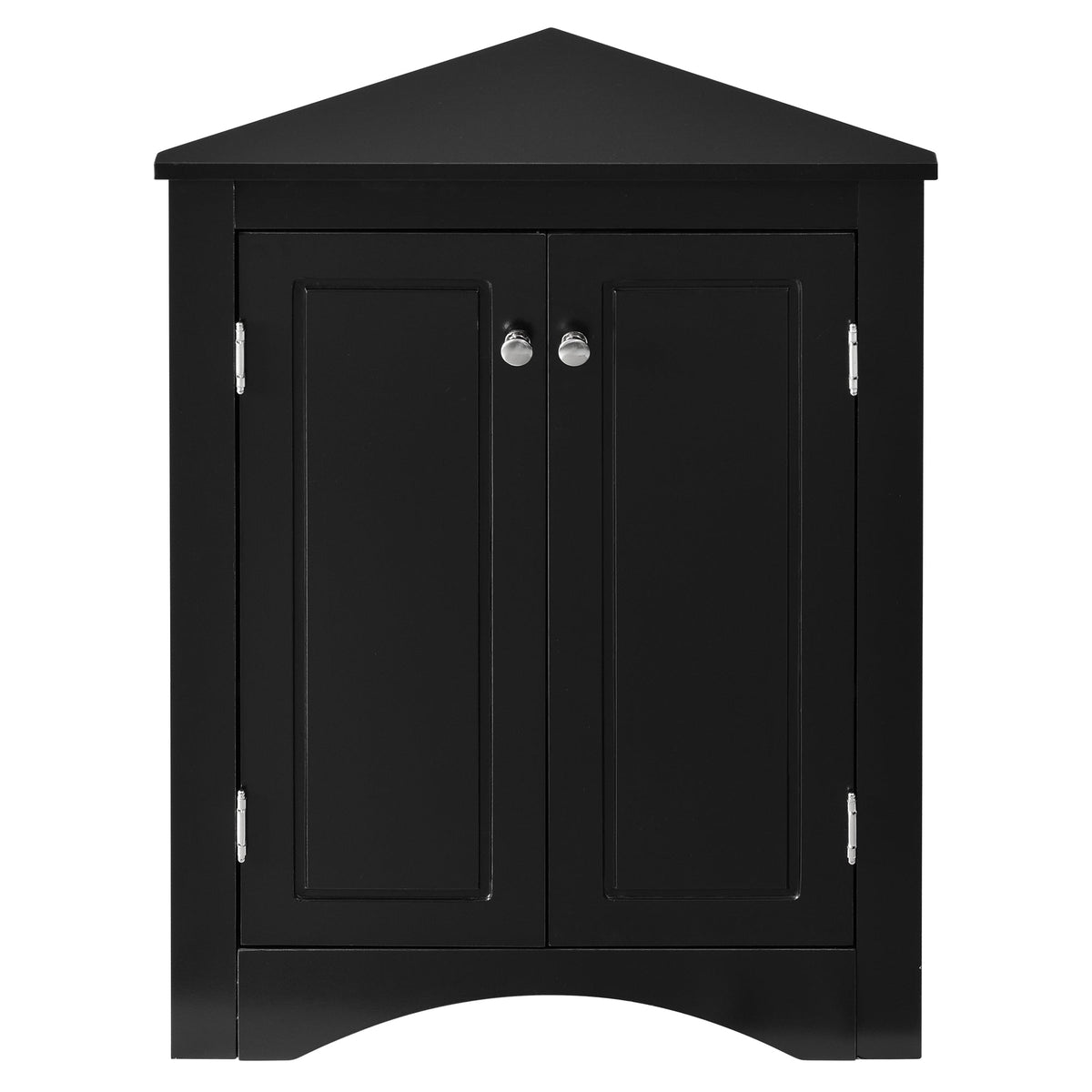 Corner Bathroom Storage Cabinet with Adjustable Shelves
