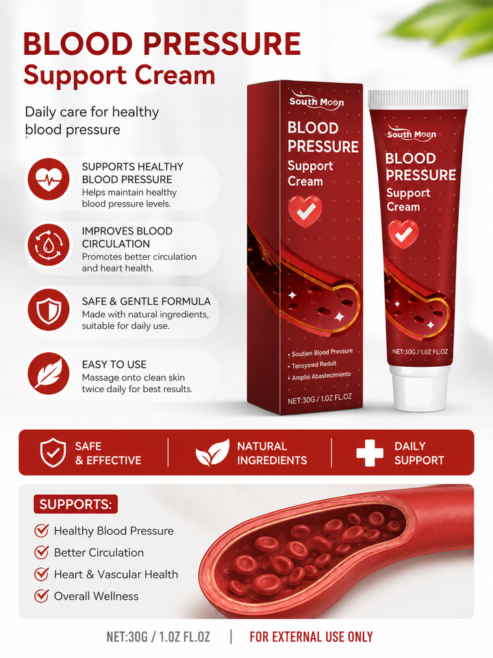 Blood Pressure Support Cream — Safe, Targeted Topical