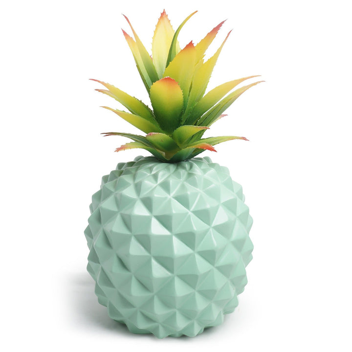Artificial Pineapple Desk Decor, Colorful Greenery Accent