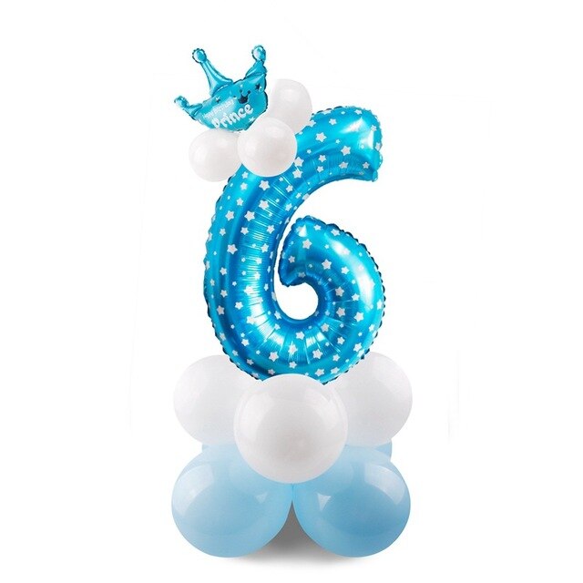 Giant Foil Number Balloons — Big Birthday Display