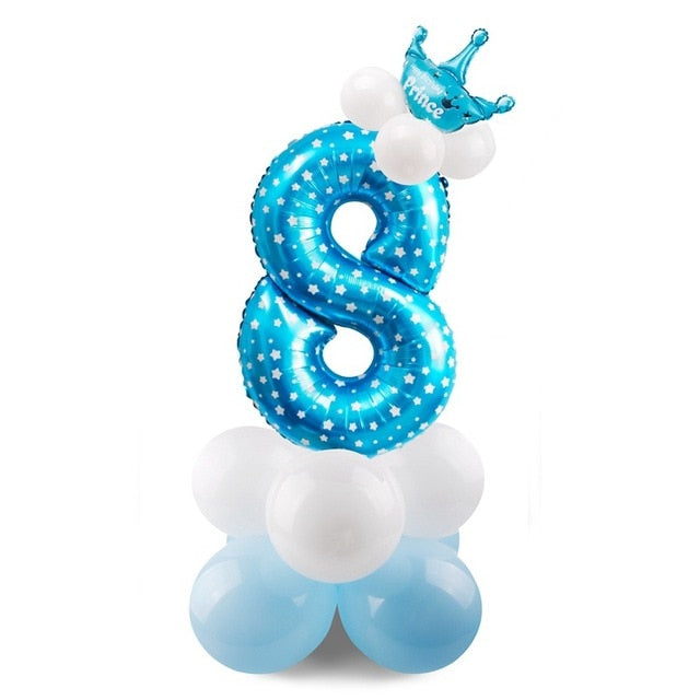 Giant Foil Number Balloons — Big Birthday Display