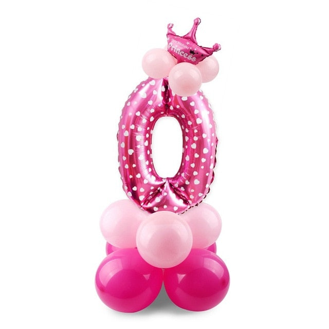 Giant Foil Number Balloons — Big Birthday Display
