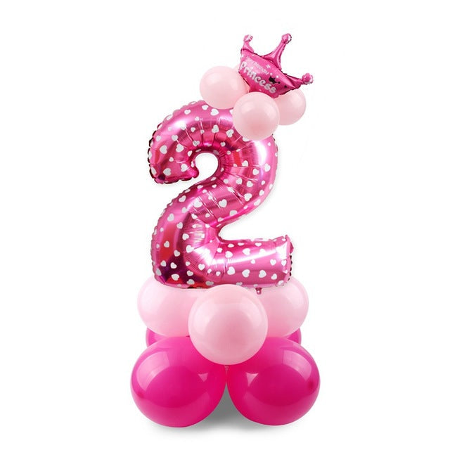 Giant Foil Number Balloons — Big Birthday Display