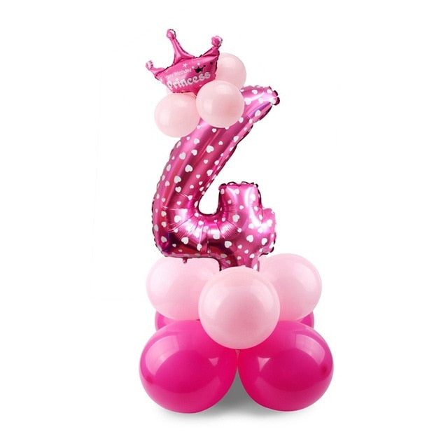 Giant Foil Number Balloons — Big Birthday Display