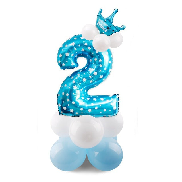 Giant Foil Number Balloons — Big Birthday Display