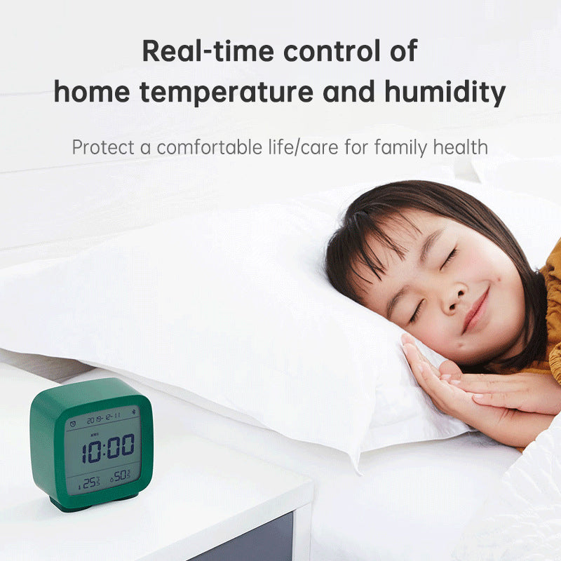 Bluetooth Alarm Clock with Temp & Humidity Monitor