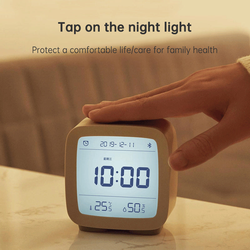 Bluetooth Alarm Clock with Temp & Humidity Monitor