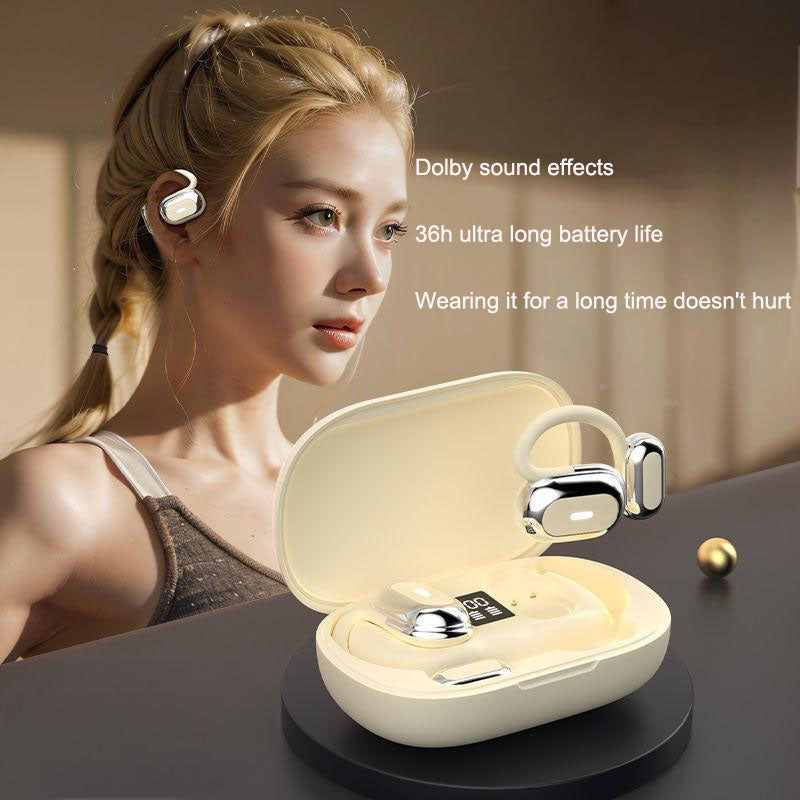 Open-Ear Wireless Earphones with 36H Battery for Running