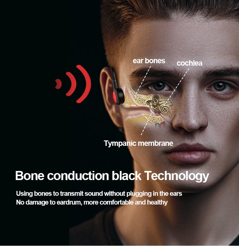 Bone Conduction Headset for Calls, Running & Commute