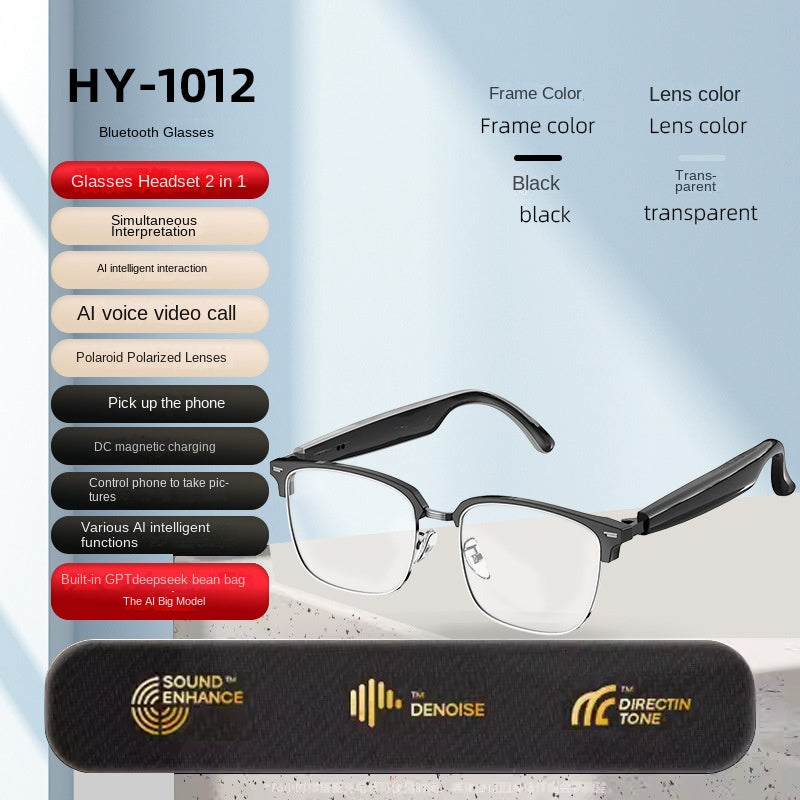 Bluetooth Smart Sunglasses: Calls, Music & AI Translation