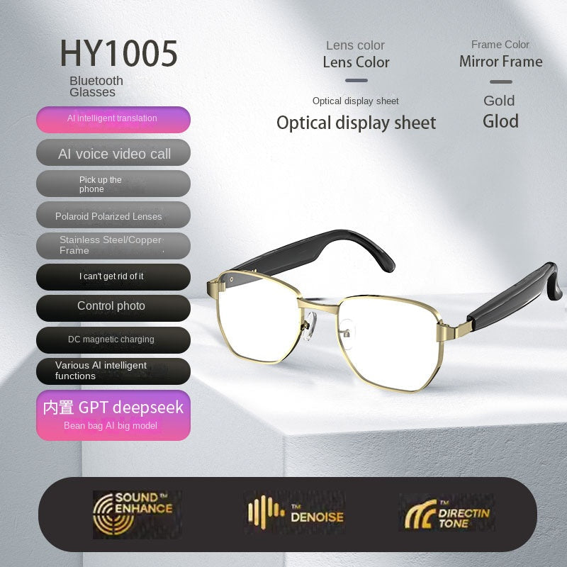 Bluetooth Smart Sunglasses: Calls, Music & AI Translation