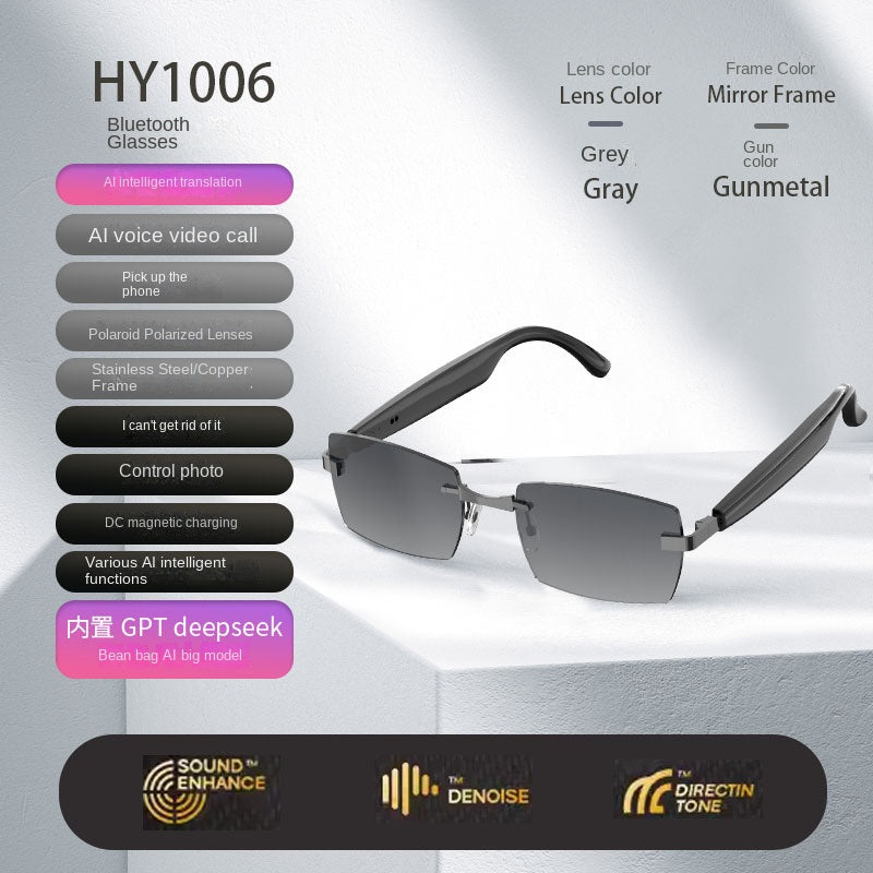 Bluetooth Smart Sunglasses: Calls, Music & AI Translation
