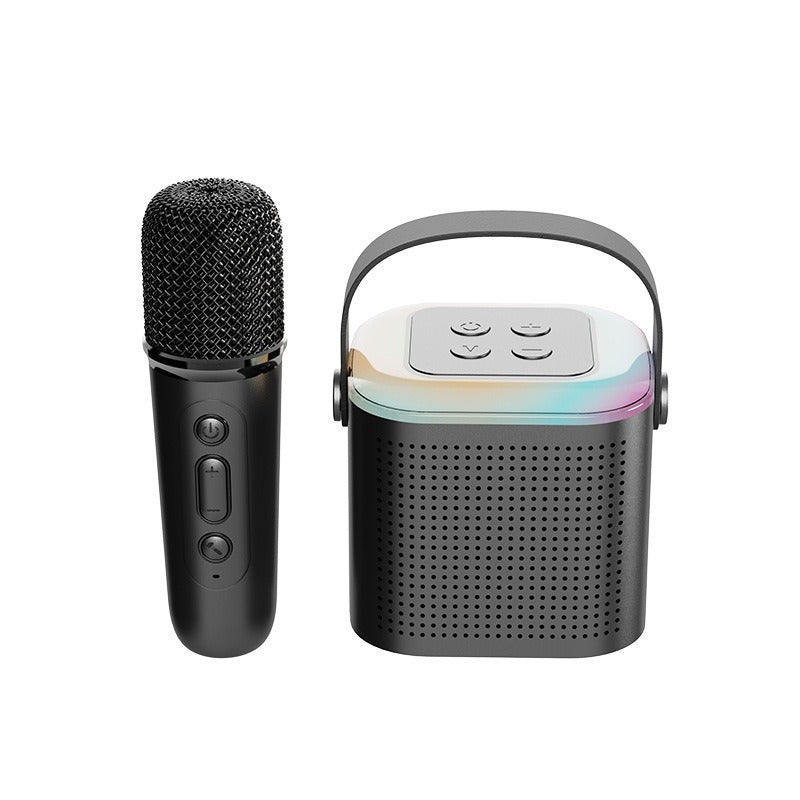 Bluetooth Karaoke Speaker with Wireless Mic for Kids