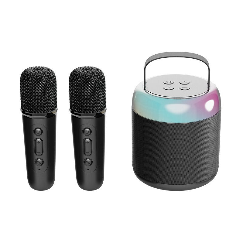 Bluetooth Karaoke Speaker with Wireless Mic for Kids
