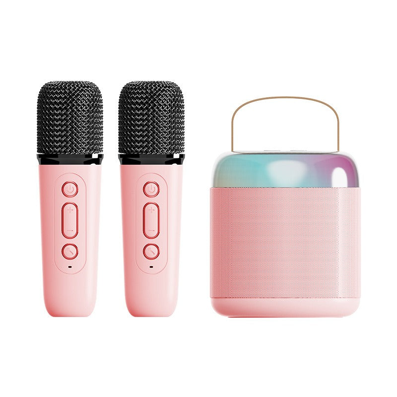 Bluetooth Karaoke Speaker with Wireless Mic for Kids