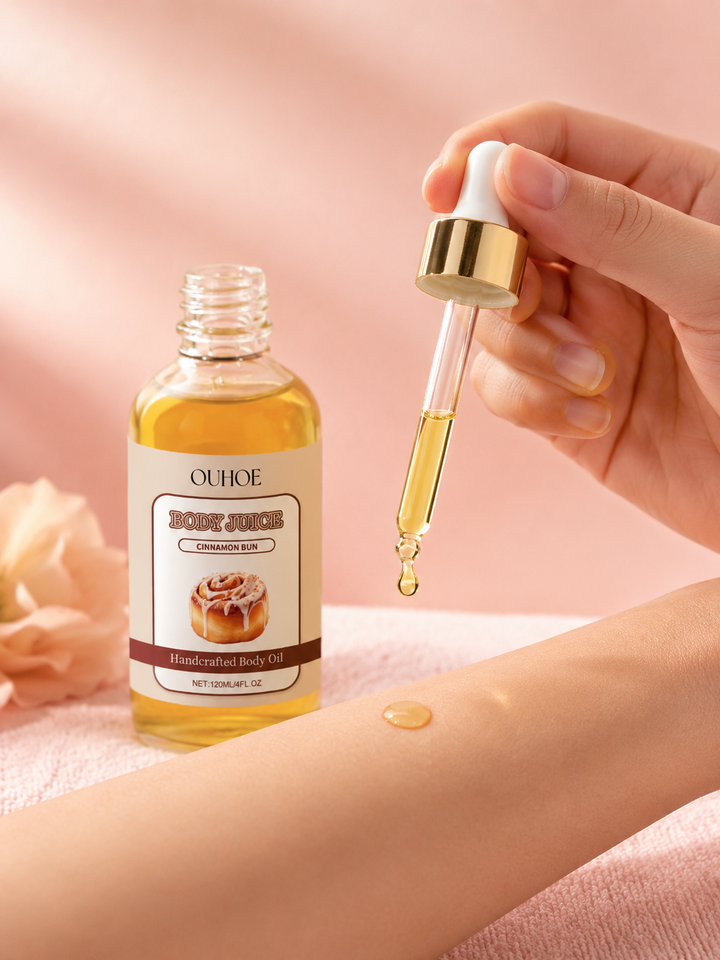 Dessert‑Scented Body Oil for Glowing Skin — Daily Nourishment