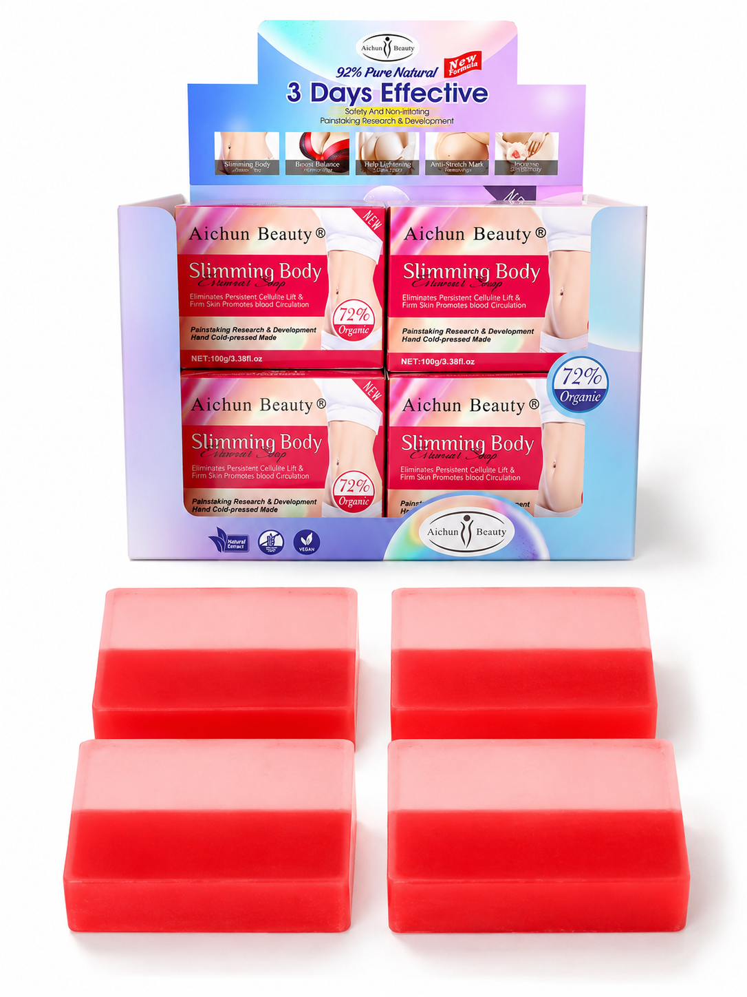 Organic Sculpting Soap — Cellulite & Firming Bar Set