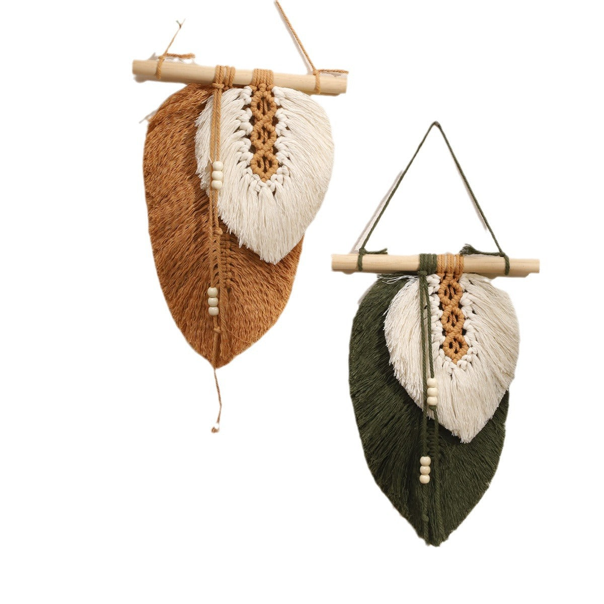 Bohemian Leaf Wall Hanging for Organic Room Warmth