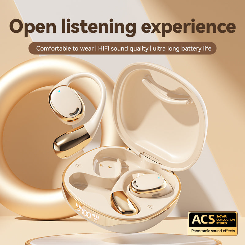 Open-Ear Wireless Earphones With Long Battery Life