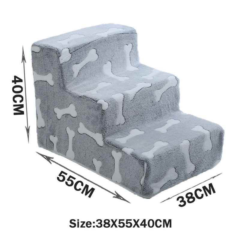 Pet Stairs for Dogs With Soft Joint-Support Steps