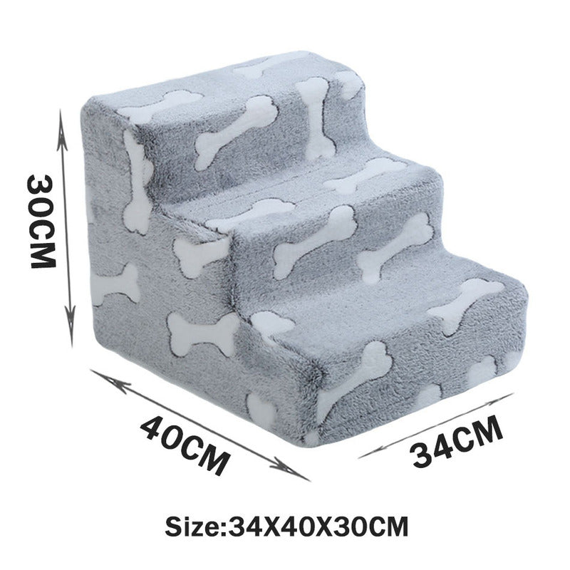 Pet Stairs for Dogs With Soft Joint-Support Steps