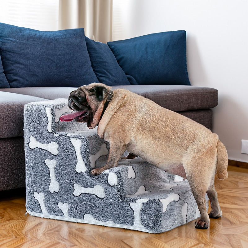 Pet Stairs for Dogs With Soft Joint-Support Steps