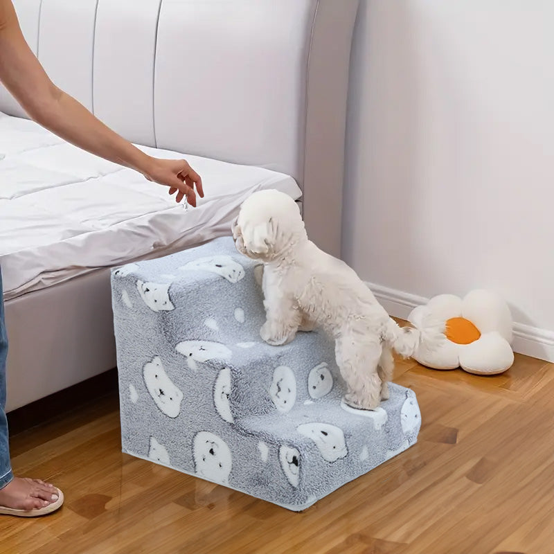 Pet Stairs for Dogs With Soft Joint-Support Steps