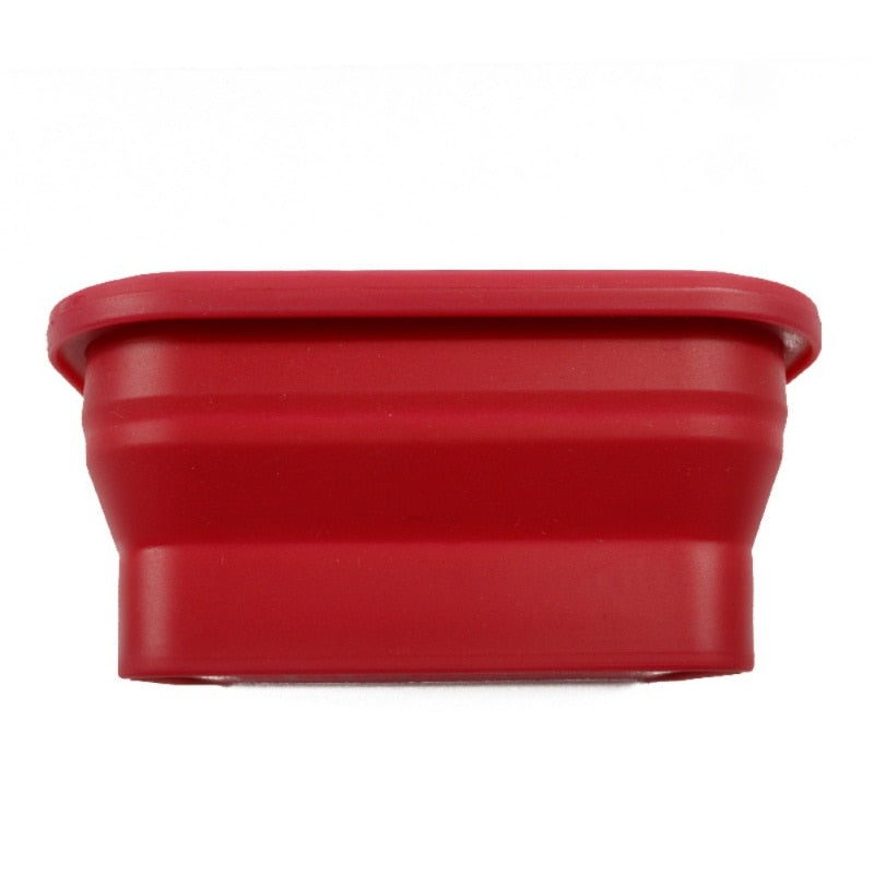 Collapsible Silicone Lunch Box Set, Folds Flat