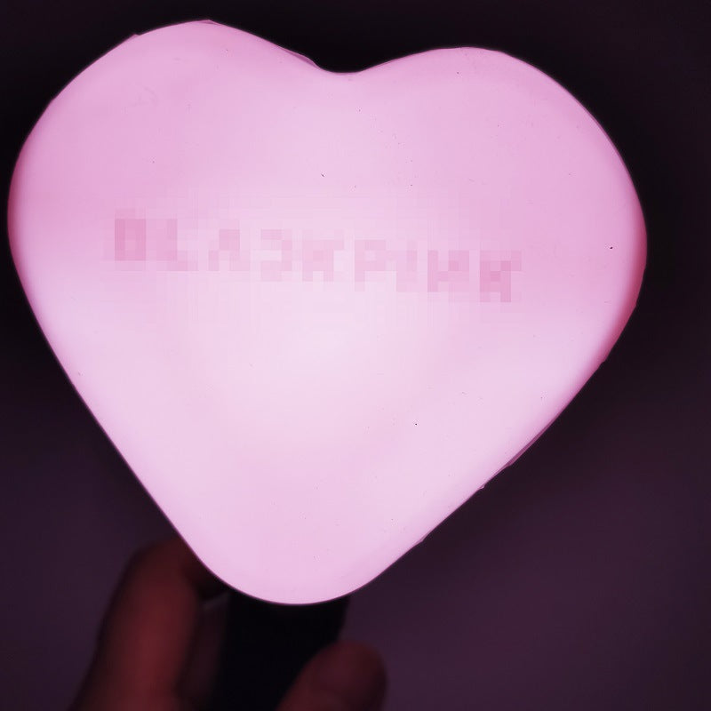 Pink Hammer Lamp – Sculptural Fluorescent Accent Light