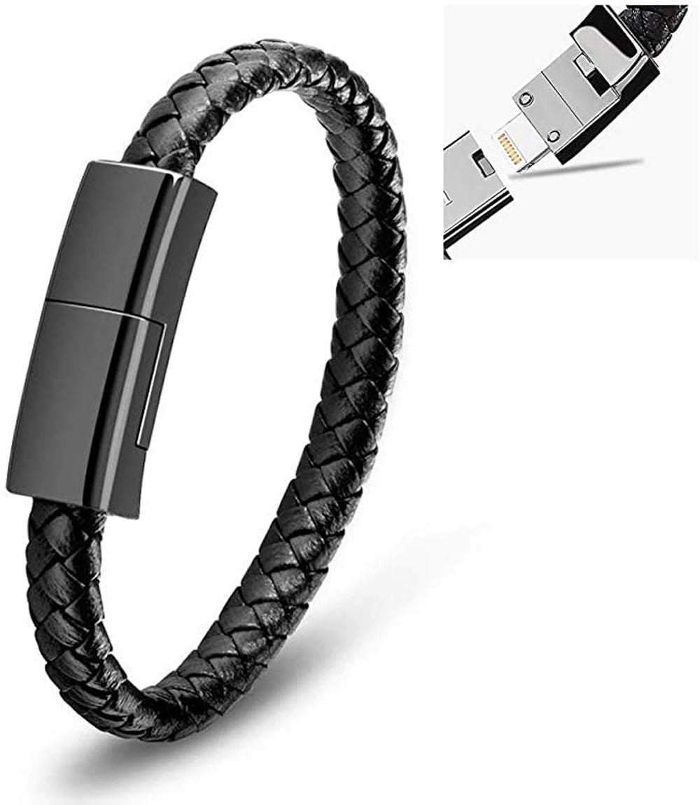 Braided Bracelet Charging Cable for iPhone and Android