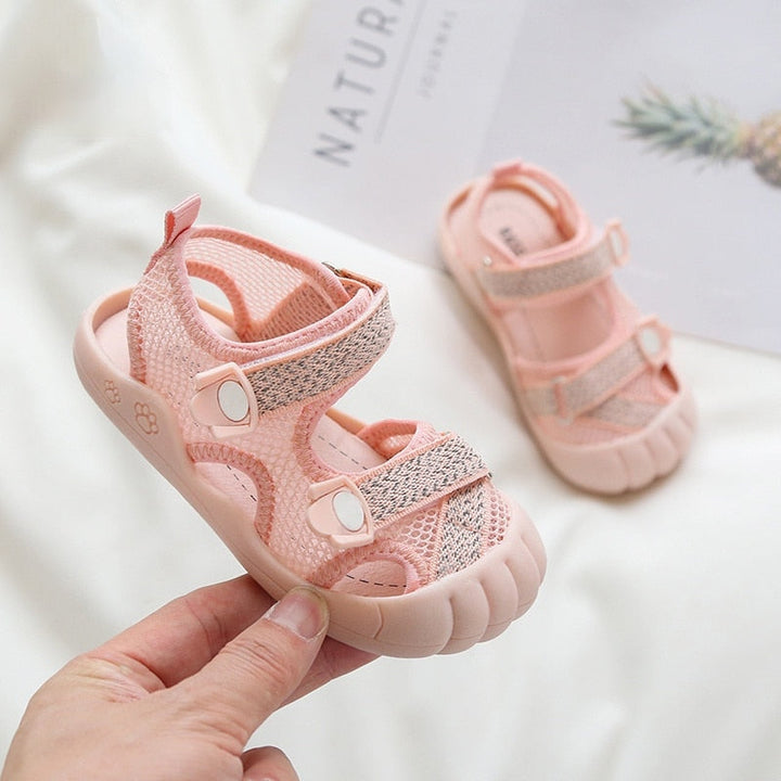 Children's Cotton Sandals for Breathable Summer Play