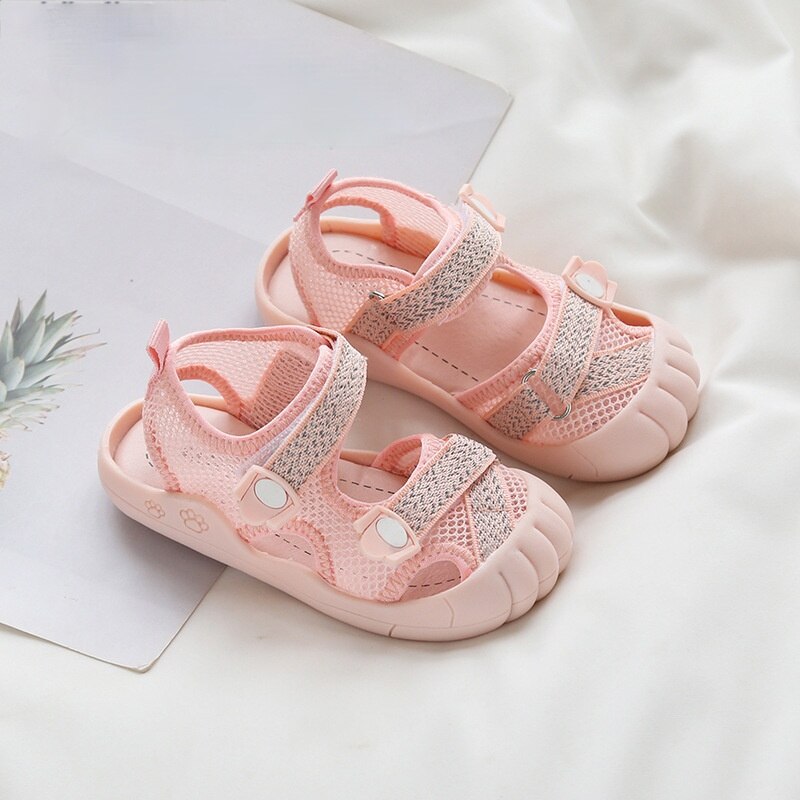 Children's Cotton Sandals for Breathable Summer Play