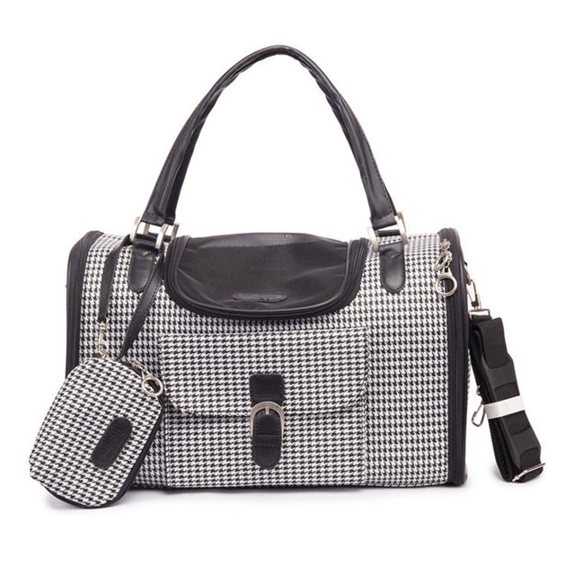 Crocodile PU Leather Dog Carrier Bag With Matching Purse