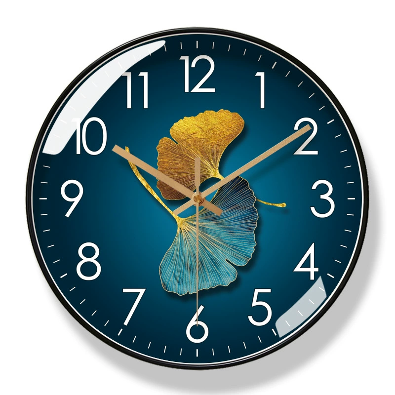 Modern Wall Clock With Silent Quartz Timekeeping Design