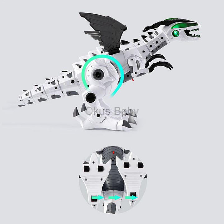 Spray Simulation Dinosaur Toy With Glowing Green Lights