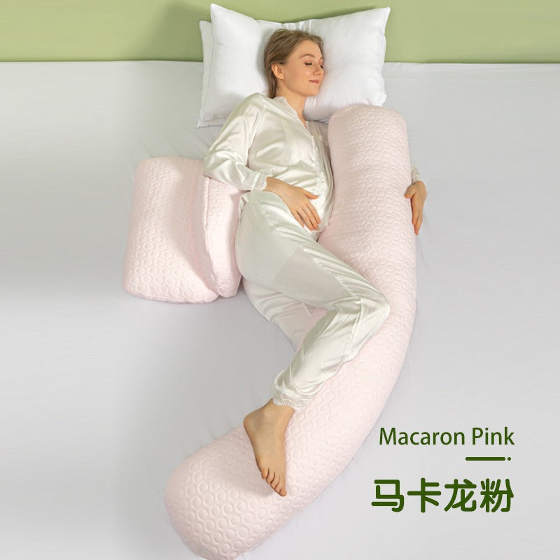 C-Shaped Maternity Pillow for Sleep & Nursing Support