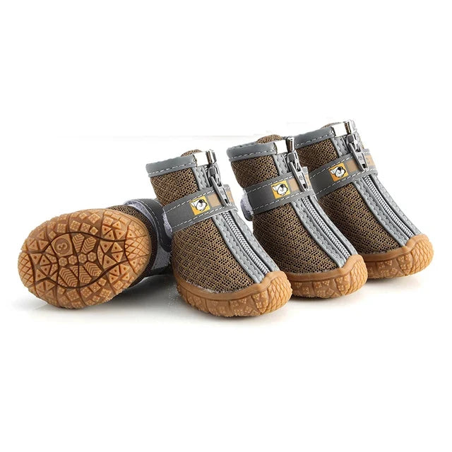 Small Dog Shoes With Breathable Anti-Slip Protection