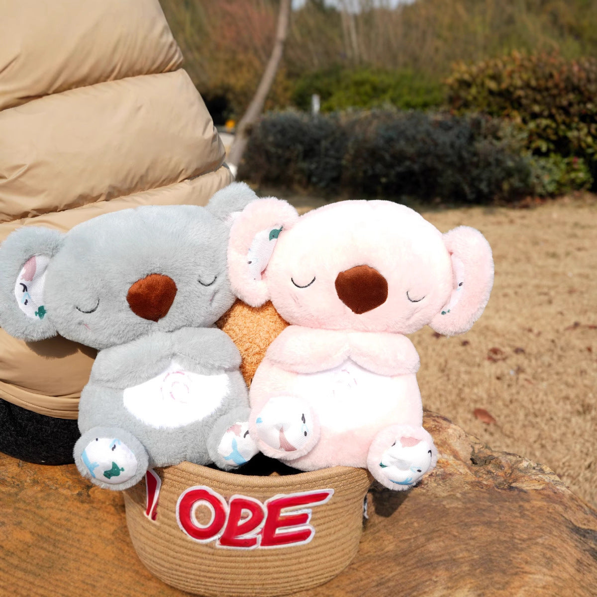 Breathing Musical Koala Plush Toy for Bedtime Comfort