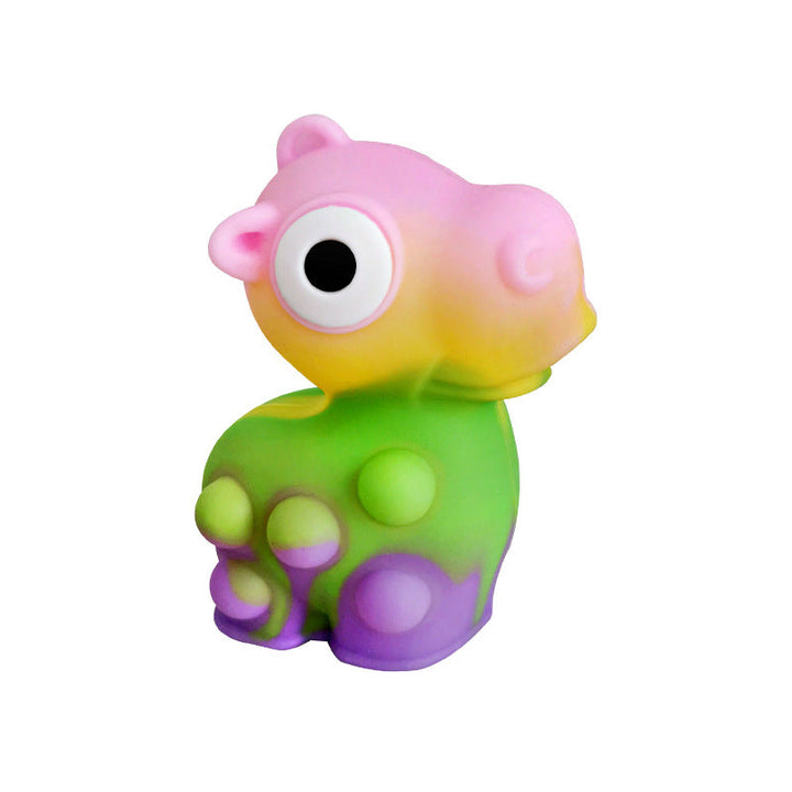 3D Hippo Fidget Toy for Tactile Screen-Free Sensory Play