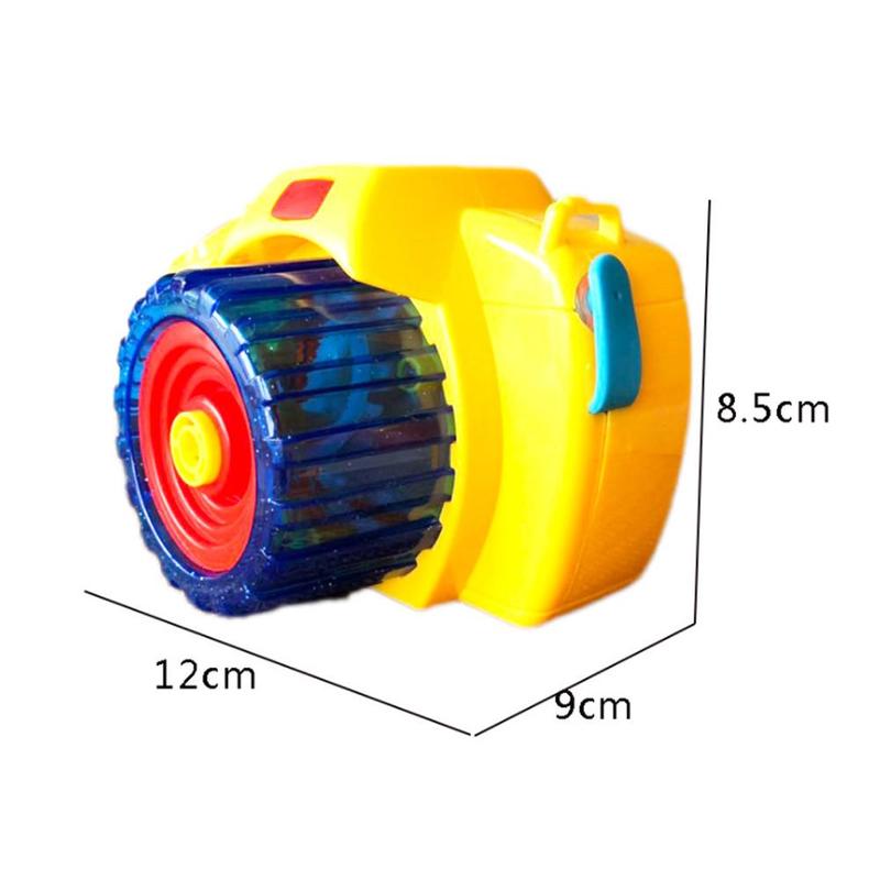 Bubble Camera Toy With LED Lights for Outdoor Kids