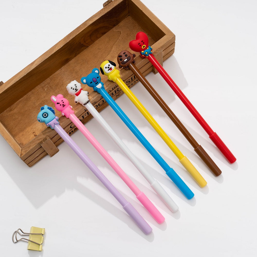 Cute Cartoon Gel Pens, 0.5mm Colorful Writing Pen Set