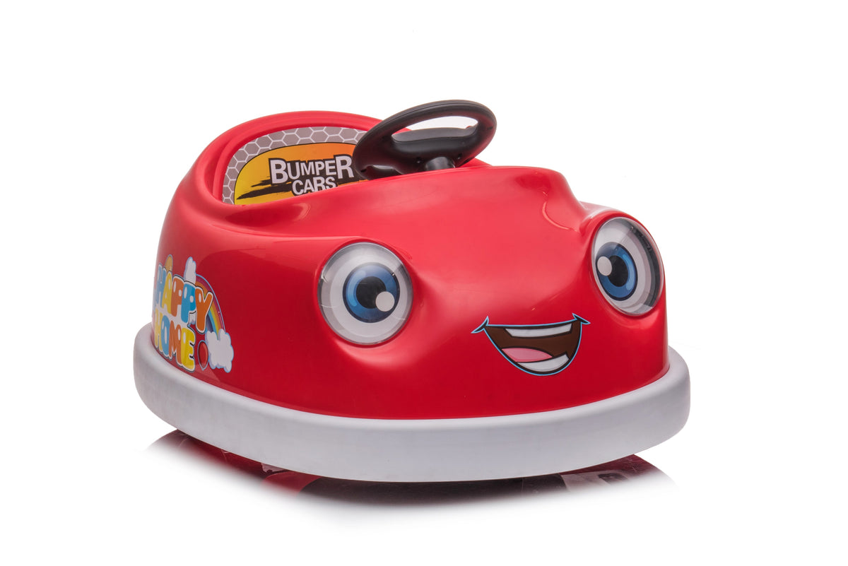 Kids Electric Bumper Car Ride-On with Music & Rocking