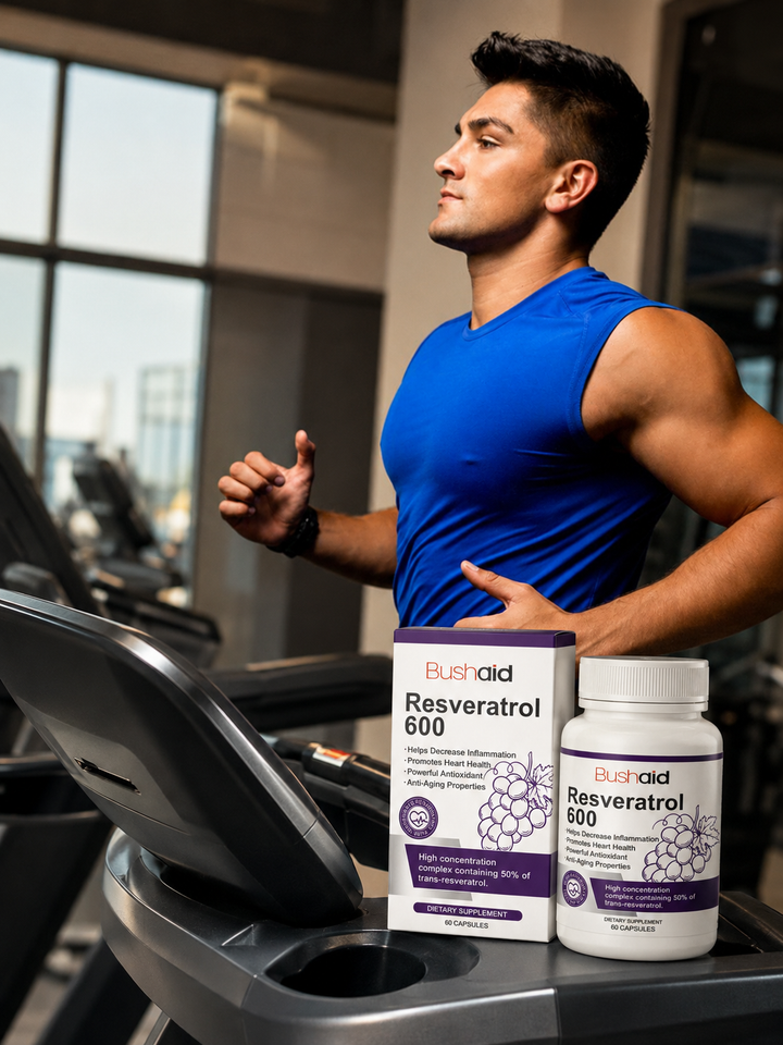 Bushai Resveratrol 600 — 50% Trans-Resveratrol Capsules