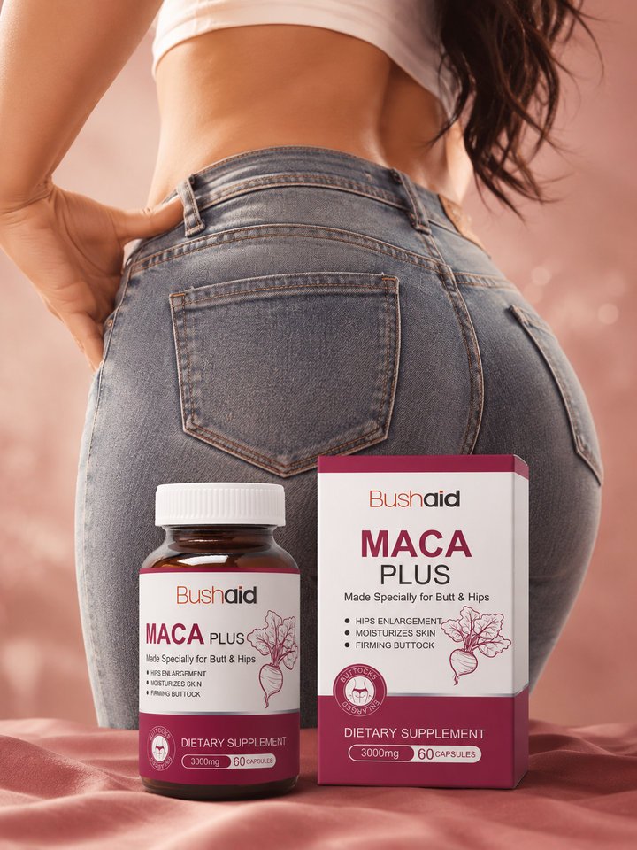 BushAid Maca Plus Capsules — Butt & Hip Firming Supplement
