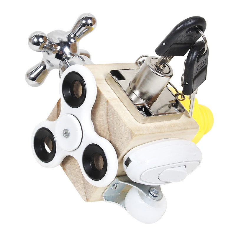 Montessori Activity Cube for Screen-Free Learning Play