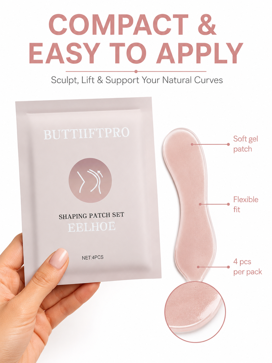 Butt Lift Shaping Patches — Instant Lift & Contour