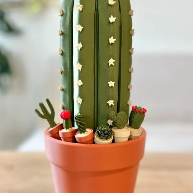 Cactus Chess Set – Roll-Up Board for Whimsical Games