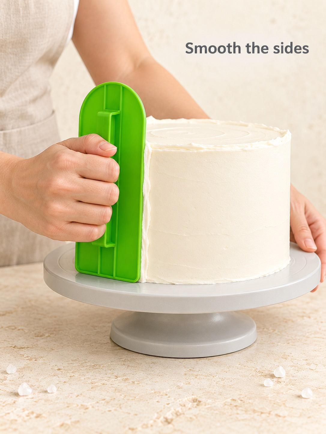 Cake Cream Leveler for Smooth Frosting Sides and Tops